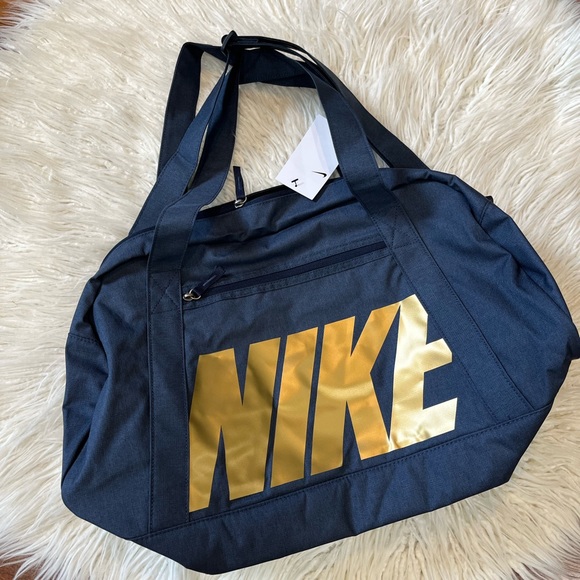 Nike Bags New Nike Gym Club Training Duffel Bag Blue Gold Poshmark